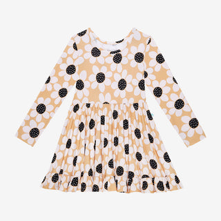 Posh Peanut Reagan L/S Ruffled Twirl Dress, Posh Peanut, Posh Peanut, Posh Peanut Dress, Posh Peanut Retailer Exclusive, Posh Peanut Twirl dess, Posh Peanut Twirl Dress, PP Fall 2023, Reagan,