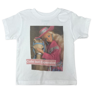 Kids Cute But Expensive Tee, Gina, Barbie, Cute But Expensive, Gina's Tees, Made in the USA, Tee, Tee - Basically Bows & Bowties