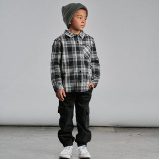 Little Bipsy Flannel Button Up