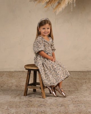 Noralee Junie Dress in Vintage Blue Floral