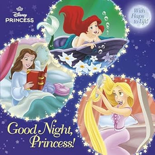Good Night, Princess! (Disney Princess) Paperback Lift The Flap Book