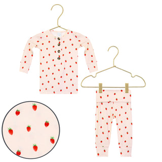 Lou Lou and Company Top and Bottoms - Junie
Children's outfit with polka dot pattern on a white background