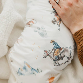 Copper Pearl Boone Knit Swaddle Blanket