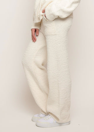 Kaveah, Kaveah Cozy Knit Pants - Ecru - Basically Bows & Bowties