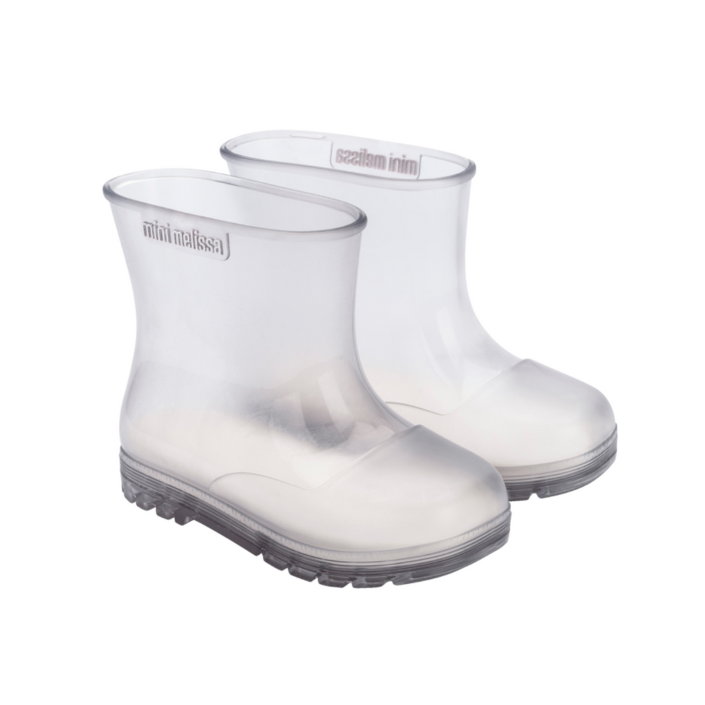 Clear sales rainbow boots