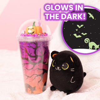 Glow in the Dark Halloween Tumbler - Spooky Tree, Bewaltz, Bewaltz, Boo Basket, cf-type-cup, cf-vendor-bewaltz, Cup, Cup with Lid, Halloween, Tumbler, Cup - Basically Bows & Bowties