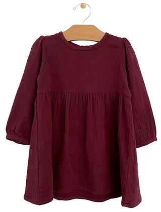 City Mouse Lace Back Crinkle Cotton Dress - Raisin, City Mouse, City Mouse, City Mouse Clothing, City Mouse Dress, City Mouse Fall 2020, City Mouse Lace Back Crinkle Cotton Dress, City Mouse