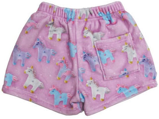 Iscream Unicorns and Stars Plush Shorts, Iscream, Els PW 5060, Fleece Shorts, Gifts for Tween, Girls Sleep Shorts, iscream, Iscream Plush Shorts, iscream shorts, iscream-shop, Pajama, plush s
