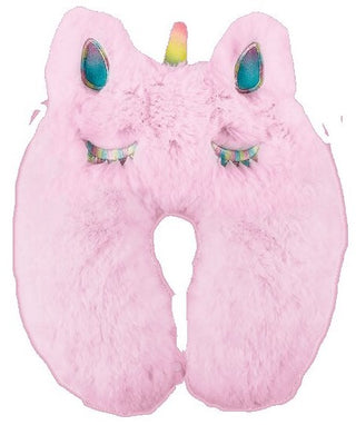 Iscream Unicorn Furry Neck Pillow, Iscream, Camp Gift, Furry Unicorn Pillow, iscream, Iscream Unicorn, Iscream Unicorn Furry Neck Pillow, iscream-shop, Neck Pillow, Travel Neck Pillow, Travel
