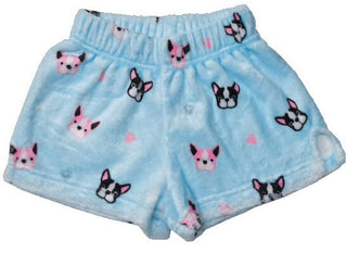 Iscream Frenchie Plush Shorts, Iscream, Animal Print, Fleece Shorts, Gifts for Tween, Girls Sleep Shorts, iscream, Iscream Frenchie Plush Shorts, Iscream Plush Shorts, iscream shorts, Iscream
