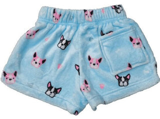 Iscream Frenchie Plush Shorts, Iscream, Animal Print, Fleece Shorts, Gifts for Tween, Girls Sleep Shorts, iscream, Iscream Frenchie Plush Shorts, Iscream Plush Shorts, iscream shorts, Iscream