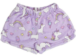 Iscream Unicorn Wishes Plush Shorts, Iscream, Cyber Monday, Els PW 5060, Els PW 8258, End of Year, End of Year Sale, Fleece Shorts, Gifts for Tween, Girls Sleep Shorts, iscream, iscream short