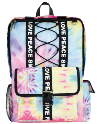 Iscream Pastel Tie Dye Backpack, Iscream, Back to School, Backpack, iscream, Iscream  Backpack, Iscream Pastel Tie Dye, Iscream Pastel Tie Dye Backpack, iscream-shop, Backpack - Basically Bow
