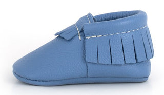 Freshly Picked Faded Denim Soft Sole Moccasins, Freshly Picked, Boys Moccasins, Cyber Monday, Denim, Denim Moccasins, Els PW 8258, End of Year, End of Year Sale, Faded Denim, Freshly Picked,