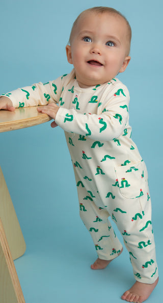 Angel Dear Inchworm Bamboo Romper, Angel Dear, angel Dear, Angel Dear Fall 2020, Angel Dear Inchworm, Angel Dear Inchworm Bamboo Romper, Angel Dear Romper, CM22, Gender Neutral, Gender Neutra