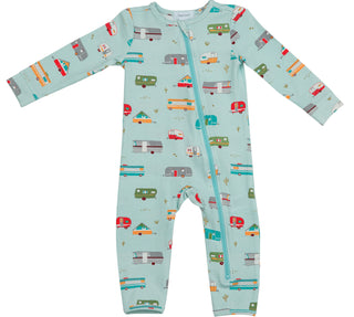 Angel Dear Happy Campers Bamboo Zipper Romper, Angel Dear, angel Dear, Angel dear Camper, Angel Dear Campers, Angel Dear Fall 2020, Angel Dear Happy Campers, Angel Dear Happy Campers Bamboo Z
