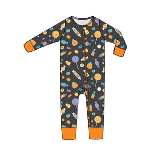 Angel Dear Halloween Candies 2 Way Zipper Romper, Angel Dear, angel Dear, Angel Dear 2 Way Zipper Romper, Angel Dear Fall 2021, Angel Dear Halloween, Angel Dear Halloween Candies, Angel Dear