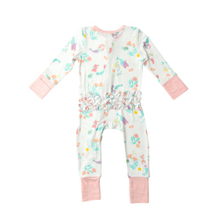 Angel Dear Mermaids 2 Way Zipper Romper, Angel Dear, angel Dear, Angel Dear 2 Way Zipper Romper, Angel Dear Mermaids, Angel Dear Romper, Angel Dear SS22, CM22, infant romper, JAN23, Mermaids,