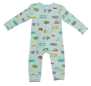 Angel Dear Happy Campers Bamboo Zipper Romper, Angel Dear, angel Dear, Angel dear Camper, Angel Dear Campers, Angel Dear Fall 2020, Angel Dear Happy Campers, Angel Dear Happy Campers Bamboo Z