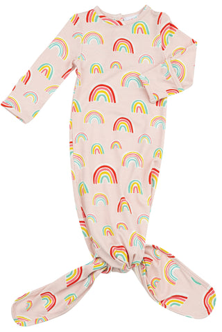 Angel Dear Pink Rainbows Knotted Gown, Angel Dear, angel Dear, Angel Dear Fall 2020, Angel Dear Gown, Angel Dear Knotted Gown, Angel Dear Multi Rainbow, Angel Dear Pink Rainbow, Angel Dear Pi
