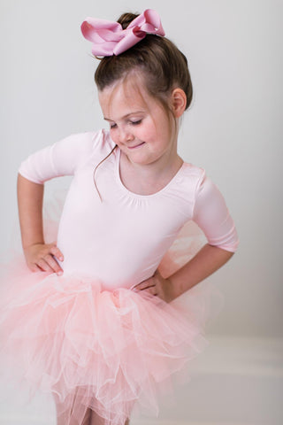 Mila & Rose Pink 3/4 Leotard Tutu Dress, Mila & Rose, Leotard Tutu Dress, Mila & Rose, Mila & Rose Leotard Tutu Dress, Mila & Rose Tutu Dress, Mila and Rose, Mila and Rose Tutu Dress, Pink Le
