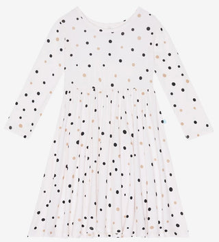 Posh Peanut Jamie Polka Dot L/S Twirl Dress, Posh Peanut, Cyber Monday, Dress, Polka Dot Twilr Dress, Posh PEanut, Posh Peanut Jamie Polka Dot, Posh Peanut Jamie Polka Dot L/S Twirl Dress, Po