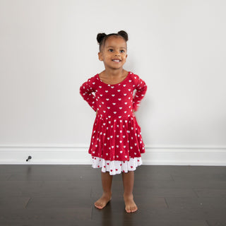 Love is in the Air Twirler, Hanlyn Collective, cf-size-6-12-months, cf-type-dresses, cf-vendor-hanlyn-collective, CM22, Hanlyn Collective, Hanlyn Collective Twirler Dress, Heart Dress, Twirl