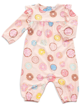 Angel Dear Donuts Bamboo Ruffle Sleeve Romper, Angel Dear, angel Dear, Angel Dear Donuts Ruffle Sleeve Romper, Angel Dear Romper, Angel Dear Ruffle Sleeve Romper, Angel Donuts, Black Friday,