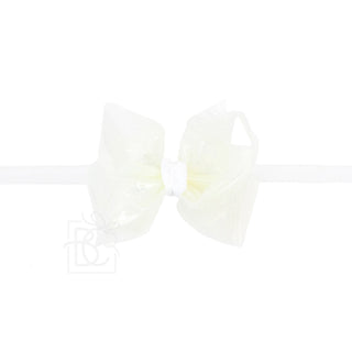 Large Waterproof Double Knot Hair Bow on Headband, Beyond Creations, Alligator Clip Hair Bow, Beyond Creations, Bow, cf-size-apple-green, cf-size-aqua, cf-size-aquamarine, cf-size-black, cf-s