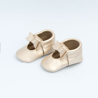 Freshly Picked Platinum Ballet Flat Bow Soft Sole Moccasins, Freshly Picked, Bow Moc, Bow Moccasins, Freshly Picked, Freshly Picked Bow Moccasins, Freshly Picked Moc, Freshly Picked Moccasins