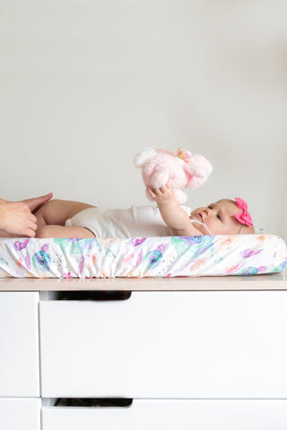 Copper Pearl Bloom Diaper Changing Pad Cover, Copper Pearl, Changing Pad Cover, Copper Pearl Bloom, Copper Pearl Bloom Diaper Changing Pad Cover, Copper Pearl Diaper Changing Pad Cover, Coppe