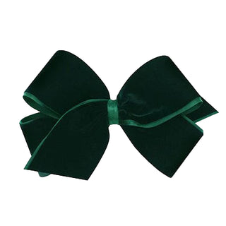 Forest Green Wee Ones Small King Satin Lined Velvet Hair Bow on Clippie
Small King Classic Velvet Hair Bow on Clippie, Wee Ones, All Things Holiday, cf-type-hair-bow, cf-vendor-wee-ones, Christmas Bow, Hair Bow, Holiday Hair Bow, Small King, Small King Classic Ve