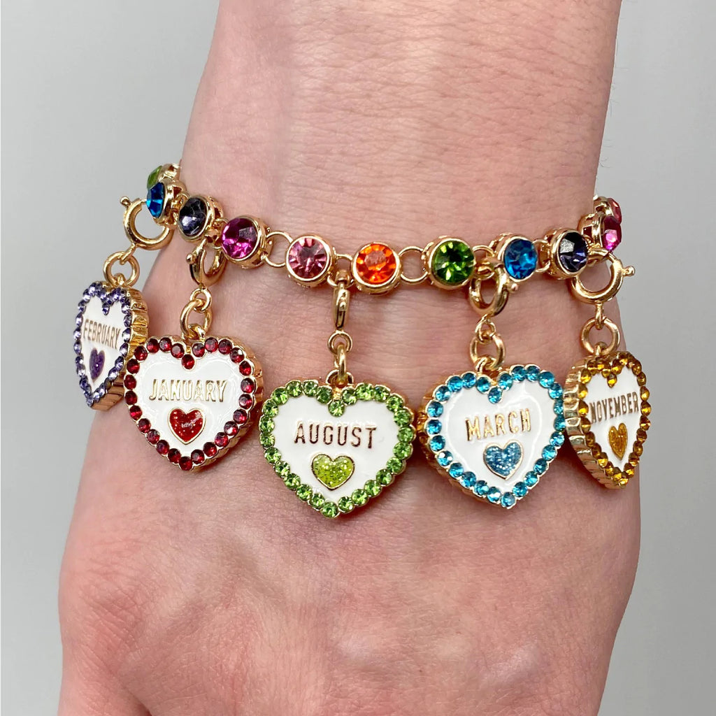 Hearts and Critters Charm Bracelet