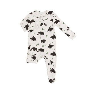 Angel Dear Bears Footie with Zipper, Angel Dear, angel Dear, Angel Dear Bamboo Footie, Angel Dear Bears, Angel Dear Fall 2021, Angel Dear Footie with Zipper, Bamboo Footie, CM22, Footie with