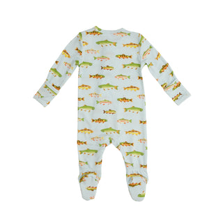 Angel Dear Freshwater Fish Footie with Zipper, Angel Dear, angel Dear, Angel Dear Bamboo Footie, Angel Dear Fall 2021, Angel Dear Footie with Zipper, Angel Dear Freshwater Fish, Bamboo Footie