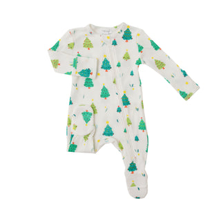 Angel Dear Happy Christmas Tree Thermal Footie with Zipper, Angel Dear, All Things Holiday, angel Dear, Angel Dear Bamboo Footie, Angel Dear Christmas, Angel Dear Footie with Zipper, Angel De