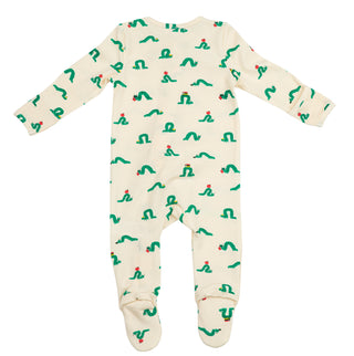 Angel Dear Inchworm Bamboo Footie with Zipper, Angel Dear, angel Dear, Angel Dear Bamboo Footie, Angel Dear Fall 2020, Angel Dear Footie with Zipper, Angel Dear Inchworm Bamboo Footie with Zi