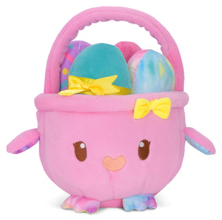 Iscream Egg-Stra Cute Chick Basket Plush, Iscream, cf-type-stuffed-animal, cf-vendor-iscream, Easter, Easter Basket Ideas, Easter Chick, EB Boys, EB Girls, Egg-Stra Cute Chick Basket Plush, I