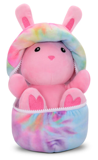 Iscream Bunny Zipper Egg Fleece Plush, Iscream, Bunny, cf-type-stuffed-animal, cf-vendor-iscream, Easter, Easter Basket Ideas, Easter Bunny, Easter Chick, EB Boys, EB Girls, Iscream, Iscream