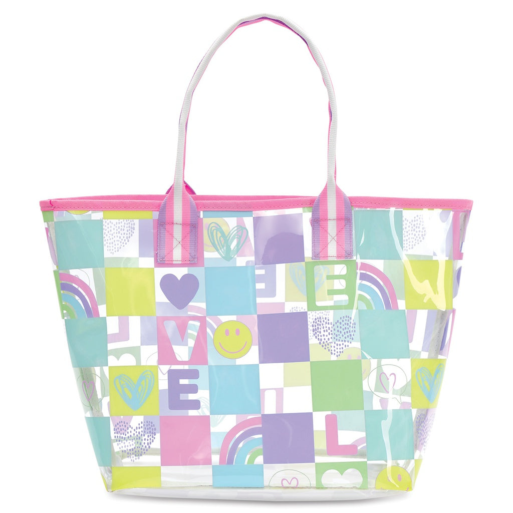 iScream Large Purple Woven Tote