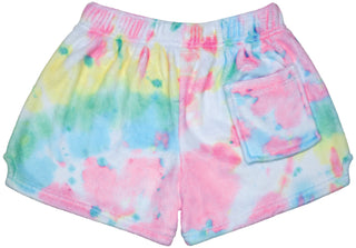 Iscream Swirl Tie Dye Plush Shorts, Iscream, Corgi, EB Girls, Fleece Shorts, Gifts for Tween, Girls Sleep Shorts, iscream, Iscream Corgi, iscream shorts, Iscream Swirl Tie Dye, Iscream Swirl