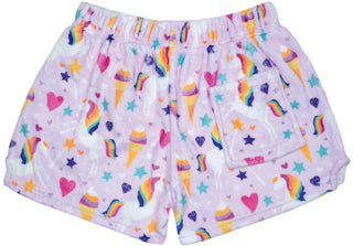 Iscream Magical Unicorn Plush Shorts, Iscream, Corgi, EB Girls, Fleece Shorts, Gifts for Tween, Girls Sleep Shorts, iscream, Iscream Magical Unicorn Plush Shorts, iscream shorts, iscream-shop