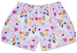 Iscream Magical Unicorn Plush Shorts, Iscream, Corgi, EB Girls, Fleece Shorts, Gifts for Tween, Girls Sleep Shorts, iscream, Iscream Magical Unicorn Plush Shorts, iscream shorts, iscream-shop