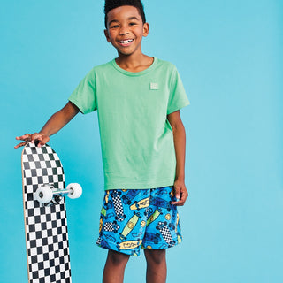 Iscream SK8 Board Plush Shorts, Iscream, Boys Plush Shorts, cf-size-large-14, cf-size-small-6-8, cf-type-plush-pants, cf-vendor-iscream, Gifts for Tween, iscream, Iscream Boys Plush Shorts, I