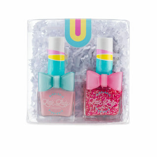 Marshmallow Princess Duo Scented Nail Polish Set, Little Lady Products, cf-type-nail-polish, cf-vendor-little-lady-products, EB Girls, Glitter Nail Polish, Kids Nail Polish, Little Lady Glitt