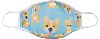 Iscream Children's Reversible Face Mask - Corgi, Iscream, Child Face Mask, Child Face MAskCute Kids Face MAsk, Children's Mask, Corgi Face Mask, Cotton Face Mask, Cute Kids Face Mask, Els PW