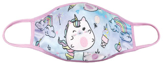 Iscream Children's Reversible Face Mask - Caticorn, Iscream, Caticorn, Child Face Mask, Child Face MAskCute Kids Face MAsk, Children's Mask, Cotton Face Mask, Cute Kids Face Mask, Els PW 1139