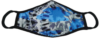 Iscream Adult Face Mask - Blue Tie Dye, Iscream, Adult Face Cover, Adult Face MAsk, Adult Mask, Cotton Face Mask, Els PW 11399, Face Mask, Iscream, Iscream Adult Face Mask, Iscream Blue Tie D