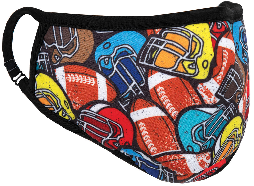 Iscream Children's Face Mask Football Basically Bows & Bowties