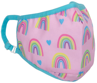 Iscream Children's Face Mask - Rainbow & Hearts, iScream, Child Face Mask, Child Face MAskCute Kids Face MAsk, Children's Mask, Cotton Face Mask, Cute Kids Face Mask, Els PW 11399, Face Mask,